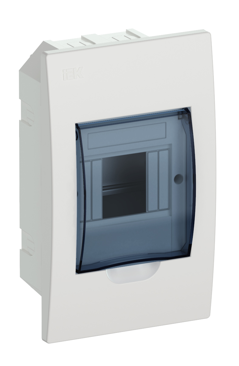 Щит распределительный встраиваемый ЩРВ-П-4 IP41 пластиковый прозрачная дверь (MKP12-V-04-40-20)